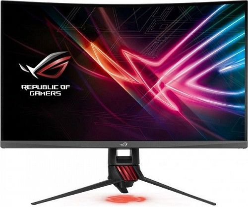 Монитор ASUS 90LM03S0-B01170 31.5 ASUS ROG Strix XG32VQ Black Сurved (VA, LED, Wide, 2560х1440, 144Hz, 4ms, 178°/178°, 300 cd/m, 3000:1, +DP, +НDMI, +USB, )