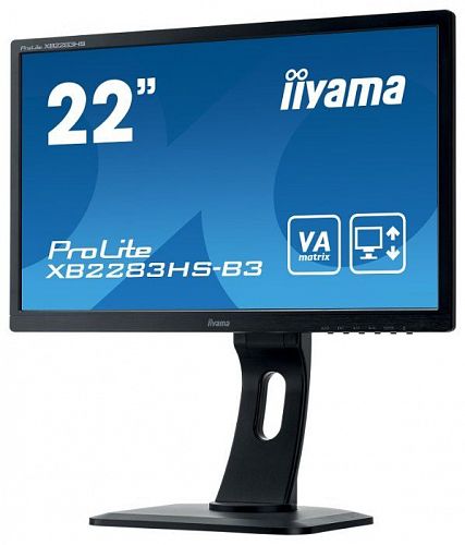Монитор ЖК IIYAMA ProLite XB2283HS-B3 21.5, черный