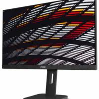 Монитор AOC X24P1 24 AOC X24P1 Black с поворотом экрана (IPS, LED, 1920x1200, 4 ms, 178°/178°, 300 cd/m, 50M:1, +DVI, +HDMI 1.4, +DisplayPort 1.2, +4xUSB 3.1, +MM)