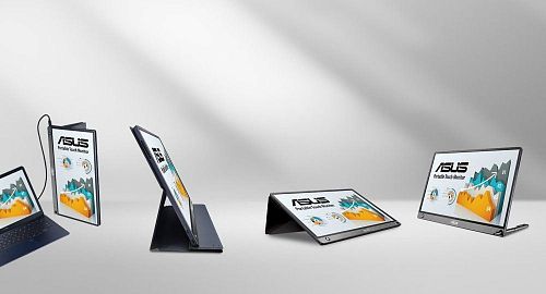 Монитор ASUS 90LM04S0-B01170 15.6 ASUS MB16AMT DarkGrey(IPS, LED, Wide, 1920x1080, 5ms, 178°/178°, 250 cd/m, 700,000:1,  +НDMI, +MM, +USB, )