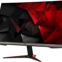 Монитор Acer UM.HV0EE.013 27 Nitro VG270bmipx (16:9)/IPS(LED)/ZF/1920x1080/75Hz/1 (VRB)ms/250nits/1000:1/VGA+2xHDMI+Audio in/out/2Wx2/HDMI FreeSync/Black with red stripes on footstand