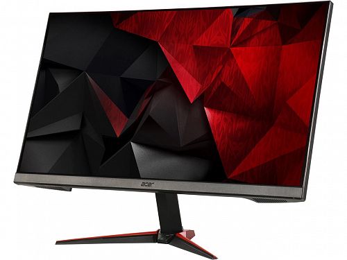 Монитор Acer UM.HV0EE.013 27 Nitro VG270bmipx (16:9)/IPS(LED)/ZF/1920x1080/75Hz/1 (VRB)ms/250nits/1000:1/VGA+2xHDMI+Audio in/out/2Wx2/HDMI FreeSync/Black with red stripes on footstand