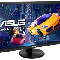 Монитор ASUS 90LM01K0-B06170 21.5 ASUS VP228QG Black (LED, Wide, 1920x1080, 1ms, 170°/160°, 250 cd/m, 100,000,000:1, +DP, +НDMI, +MM, )