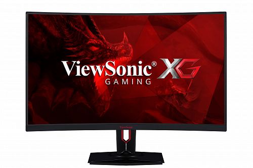 Монитор XG3240C Viewsonic 32 XG3240C VA LED изогнутый, 2560x1440, 4ms, 300cd/m2, 178°/178°, 120Mln:1, 144Hz, HDMI*2, DP, USB-Hub, колонки, Tilt, Swivel, рег.по высоте, Headphone Out, VESA, Black-Re