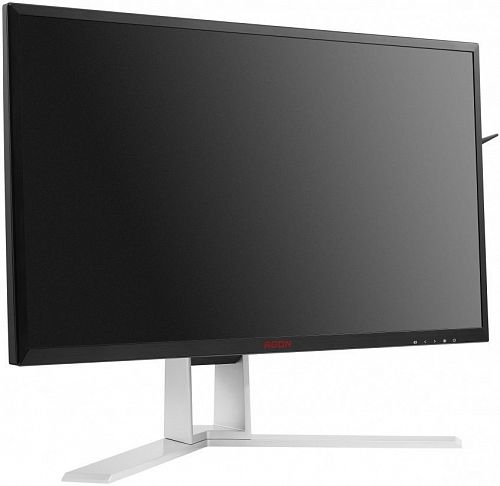 Монитор AOC AG271QG 27 AOC AGON AG271QG Black-Red с поворотом экрана (IPS, LED, 2560x1440, 165Hz, 4 ms, 178°/178°, 350 cd/m, 50M:1, +HDMI, +DisplayPort, +4xUSB, +MM, NVIDIA G-SYNC)