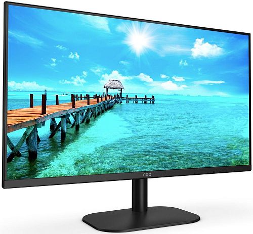 Монитор AOC 27B2H 27 27B2H Black (IPS, 1920x1080, 75Hz, 7 ms, 178°/178°, 250 cd/m, 20M:1, +HDMI 1.4)