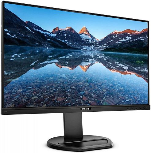 Монитор Philips 243B9/00 23,8 243B9/00 Black с поворотом экрана (IPS, 1920x1080, 75Hz, 4 ms, 178°/178°, 250 cd/m, 50M:1, +HDMI 1.4, +DisplayPort 1.2, +5xUSB 3.2, +USB-Type C 3.2, +MM)