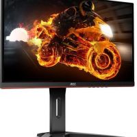 Монитор AOC Gaming C24G1 23.6, черный/красный (C24G1)