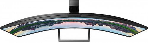 Монитор 49 PHILIPS 499P9H/00 Black (VA, изогнутый, 5120x1440, 5 ms, 178°/178°, 450 cd/m, 80M:1, +2xHDMI 2.0, +DisplayPort 1.4, +4xUSB 3.1, +USB-Type C 3.1, +RJ45, +WEB-Cam 2.0 mpx,