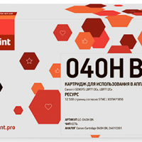 Лазерный картридж EasyPrint LC-040H BK для принтеров Canon i-SENSYS LBP 710/712, HP CLJ Enterprise M552/M553/577, Flow 577 черный, 12500 страниц