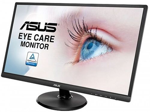 Монитор ASUS VA249HE ASUS 23.8 VA249HE VA LED, 1920x1080, 5ms, 250cd/m2, 178°/178°, 3000:1 (100Mln:1), D-Sub, HDMI, Tilt, Blue Light Filter & Flicker free, VESA, Black