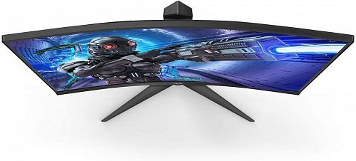 Монитор AOC C27G2ZU 27 C27G2ZU Black-Red (VA, изогнутый, 1920x1080, 240Hz, 0.5 ms, 178°/178°, 300 cd/m, 80M:1, +2xHDMI 2.0, +DisplayPort 1.2, +4xUSB 3.2, +MM, +регулировка по высоте, FreeSync)