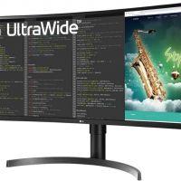 Монитор LG 35WN65C-B 35, черный [35WN65C-B.ARUZ]