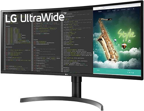 Монитор LG 35WN65C-B 35, черный [35WN65C-B.ARUZ]