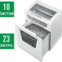 Leitz 80020000 Шредер Leitz IQ Office (секр.P-5)/фрагменты/10лист./23лтр./скрепки/скобы