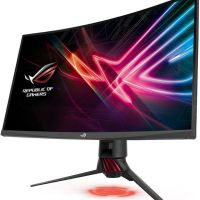 Монитор ASUS 90LM03S0-B01170 31.5 ASUS ROG Strix XG32VQ Black Сurved (VA, LED, Wide, 2560х1440, 144Hz, 4ms, 178°/178°, 300 cd/m, 3000:1, +DP, +НDMI, +USB, )