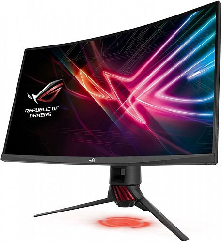 Монитор ASUS 90LM03S0-B01170 31.5 ASUS ROG Strix XG32VQ Black Сurved (VA, LED, Wide, 2560х1440, 144Hz, 4ms, 178°/178°, 300 cd/m, 3000:1, +DP, +НDMI, +USB, )