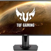 Монитор ASUS VG279QM 27 VG279QM черный 1920x1080, ProGaming, 1ms, 400cd/m, 100Mln:1, 178°/178°, 280Hz, HDR400, 2*HDMI, DP, G-SYNC, колонки, Tilt, Swivel, Pivot, HAS, VESA, Black