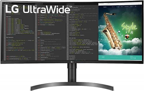 Монитор LG 35WN65C-B 35, черный [35WN65C-B.ARUZ]