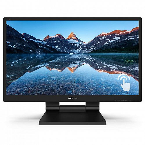 Монитор Philips 242B9T/00 23.8 242B9T SmoothTouch 1920x1080 60Гц IPS W-LED 16:9 5ms(GtG) VGA DVI-D HDMI DP 2*USB 3.0 50M:1 1000:1 178/178 250cd Tilt-5-90 Speakers Black