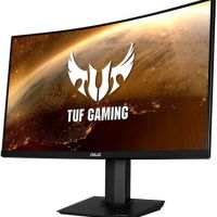Монитор ASUS VG32VQ ASUS 31.5 VG32VQ VA LED изогнутый 2560x1440, 1ms, 400cd/m2, 3000:1, 178°/178°, 2*HDMI, DP, HDR10, AMD FreeSync, 144Hz, колонки, Tilt, HAS, VESA, Black