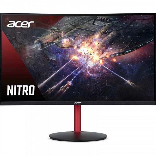 Монитор Acer Nitro XZ272UVbmiiphx 27, VA, 2560x1440, 165Hz, 1ms, 400nits, 178°/178° , HDMI, DP, Колонки 2Wx2, Audio Out, FreeSync, VRR, HDR 400, Curved