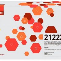Лазерный картридж EasyPrint W2122X для принтеров HP Color LaserJet Enterprise M554dn;M555dn;M555x;M578c;M578dn;M578f;M578z;Flow M578c желтый 10000 страниц
