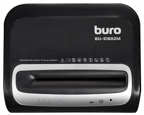 BURO OS1602MI Уничтожитель бумаг BURO Office BU-S1602M,  P-5,  5x32  мм [os1602mi]