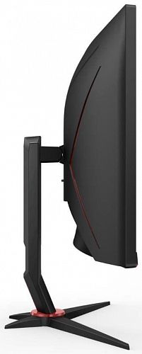 Монитор AOC CU34G2/BK 27 Gaming CU34G2 Curved 1500R 3440x1440@100Hz VA LED 21:9 1ms 2*HDMI DP 4*USB3.0 80M:1 178/178 300cd HAS Tilt Swivel Black-Red