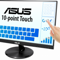 Монитор ASUS 90LM0490-B01170 21.5 ASUS VT229H Black (IPS, LED, Wide, 1920x1080, 5ms, 178°/178°, 250 cd/m, 100,000,000:1,  +НDMI, +MM, +USB, )