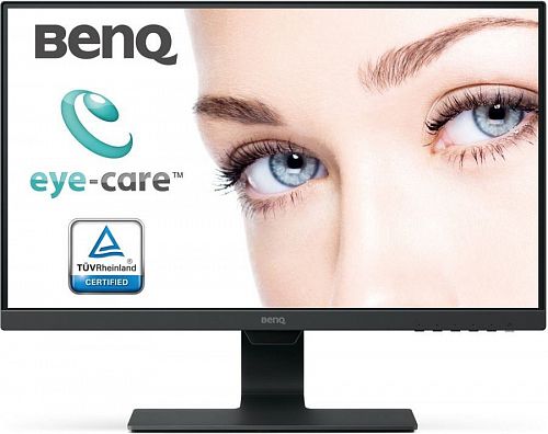 Монитор BenQ 9H.LHELA.FBE 23.8 BenQ GW2480E Black (IPS, 1920x1080, 5 ms, 178°/178°, 250 cd/m, 20M:1, +HDMI 1.4, +DisplayPort 1.2, +MM)