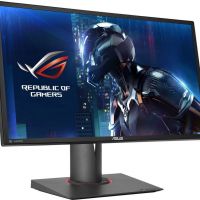 Монитор ASUS 90LM02J0-B01370 24 ASUS ROG PG248Q Black (LED, Wide, 1920x1080, 1ms, 170°/160°, 350 cd/m, 100,000,000:1, +DP, +НDMI, +USB, +Pivot)