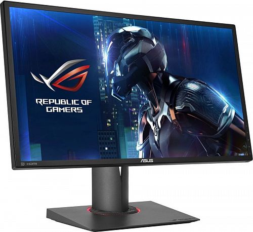 Монитор ASUS 90LM02J0-B01370 24 ASUS ROG PG248Q Black (LED, Wide, 1920x1080, 1ms, 170°/160°, 350 cd/m, 100,000,000:1, +DP, +НDMI, +USB, +Pivot)