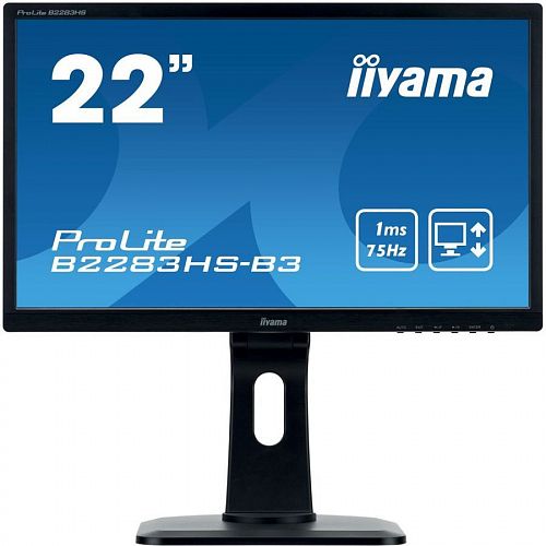 Монитор ЖК IIYAMA ProLite B2283HS-B3 21.5, черный
