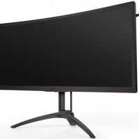 Монитор AOC AG352UCG6 35 AOC AGON AG352UCG6 Black (MVA, изогнутый, LED, 3440x1440, 4 ms, 178°/178°, 300 cd/m, 2500:1, +HDMI, +DisplayPort, +2xUSB, +MM, +регулировка по высоте)