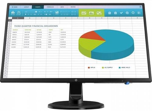 Монитор HP N246v 23,8 1920*1080,60 Гц IPS 5 мс,10000000:1, 250 кд/м2,  178°/178°, DVI-D (HDCP), HDMI, VGA (D-Sub) (3NS59AA)
