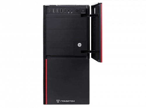 Персональный компьютер Гравитон Д52И i5-13400/1x16GB/1xSSD512GB/FP_2xUSB2.0/450W/K+M/NoOS/3YST