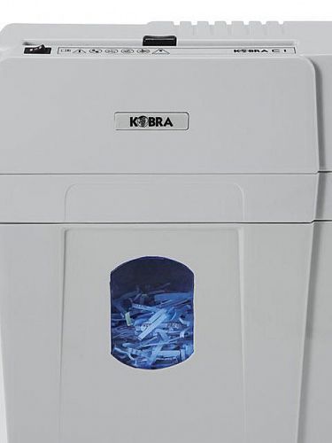 Шредер Kobra C1 E/S (секр.P-4)/фрагменты/9лист./18лтр./скрепки/скобы/пл.карты