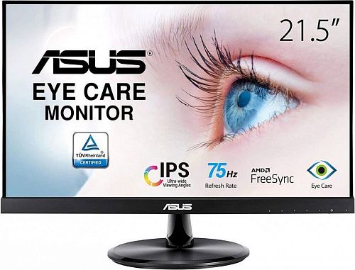 Монитор ASUS 90LM06B3-B01370 21,5 VP229HE черный IPS LED 16:9 HDMI матовая 250cd 178гр/178гр 1920x1080 D-Sub FHD 2.86кг