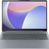 Ноутбук Lenovo IdeaPad Slim 3 15IRU8 Core i3 1305U 8Gb SSD256Gb Intel UHD Graphics 15.6 TN FHD (1920x1080) noOS grey WiFi BT Cam (82X7004BPS)