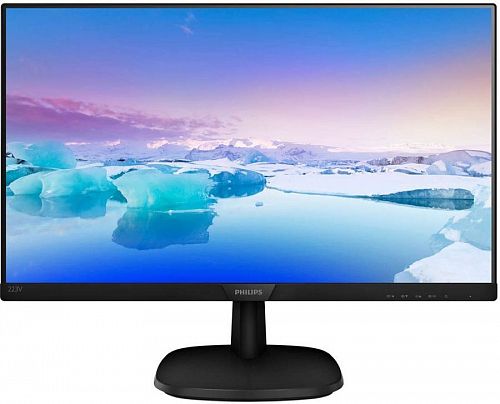 Монитор 21.5 PHILIPS 223V7QSB/10 Black (IPS, LED, 1920x1080, 8 ms, 178°/178°, 250 cd/m, 10M:1)