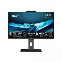 Моноблок MSI Pro AP242P 14M AiO 23,8 FHD(1920x1080)IPS AG Non-touch, Core i5-14400 (2.5GHz), 16Gb DDR5 (2x8Gb), 256GB SSD, 1TB HDD, Intel UHD,WiFi,BT,camera,WirelessKB&mouse Eng/Rus,noOS,1y w-ty,Black