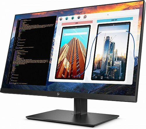 Монитор ЖК HP Z27 с 27,3840 x 2160,60 Гц,IPS,8 мс,1300:1,350 кд/м2,178°/178°,DisplayPort 1.2,mini DisplayPort 1.2,HDMI 2.0,USB Type-C,аудиовыход,3 USB 3.0,(2TB68A4)