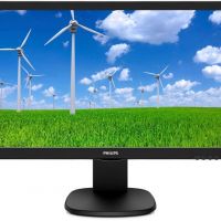 Монитор 23.6 PHILIPS 243S5LJMB/00 Black с поворотом экрана (LED, 1920x1080, 1 ms, 170°/160°, 250 cd/m, 10M:1, +DVI, +HDMI, +DisplayPort, +4xUSB, +MM)
