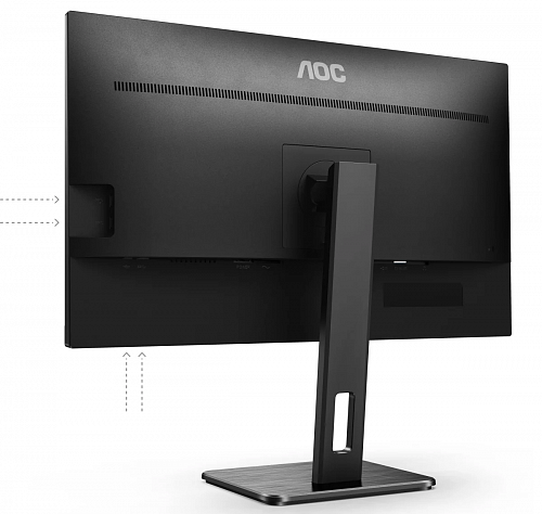 Монитор AOC 27P2Q 27 27P2Q Black с поворотом экрана (IPS, 1920x1080, 75Hz, 4 ms, 178°/178°, 250 cd/m, 50M:1, +DVI, +HDMI, +DisplayPort 1.2, +4xUSB 3.2, +MM)