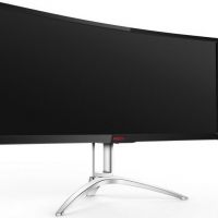 Монитор AOC AG352QCX 35 AOC AGON AG352QCX Silver-Black с поворотом экрана (MVA, изогнутый, 2560x1080, 200Hz, 4 ms, 178°/178°, 300 cd/m, 50M:1, +DVI, +HDMI, +DisplayPort, +2xUSB, +MM, +MHL, Adaptive-S