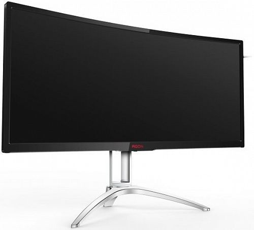 Монитор AOC AG352QCX 35 AOC AGON AG352QCX Silver-Black с поворотом экрана (MVA, изогнутый, 2560x1080, 200Hz, 4 ms, 178°/178°, 300 cd/m, 50M:1, +DVI, +HDMI, +DisplayPort, +2xUSB, +MM, +MHL, Adaptive-S