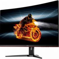 Монитор AOC CQ32G1 32 AOC CQ32G1 Black (VA, LED, изогнутый, 2560x1440, 144Hz, 1 ms, 178°/178°, 300 cd/m, 80M:1, +HDMI 1.4, +HDMI 2.0, +DisplayPort 1.2)