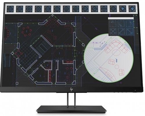 Монитор ЖК HP Z24i G2 24,1920 x 1200,60 Гц,IPS,5 мс,1000:1,300 кд/м2,178°/178°,VGA,HDMI 1.4,DisplayPort 1.2,USB 3.0,(1JS08A4)