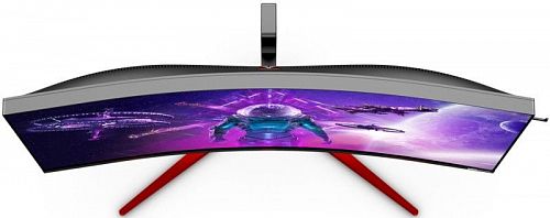 Монитор AOC AG353UCG 35 AGON AG353UCG Black-Red (VA, изогнутый, 3440x1440, 200Hz, HDR1000, 2 ms, 178°/178°, 1000 cd/m, 80M:1, +HDMI 2.0, +2xDisplayPort 1.4, +4xUSB 3.1, +MM, +регулировка по высот